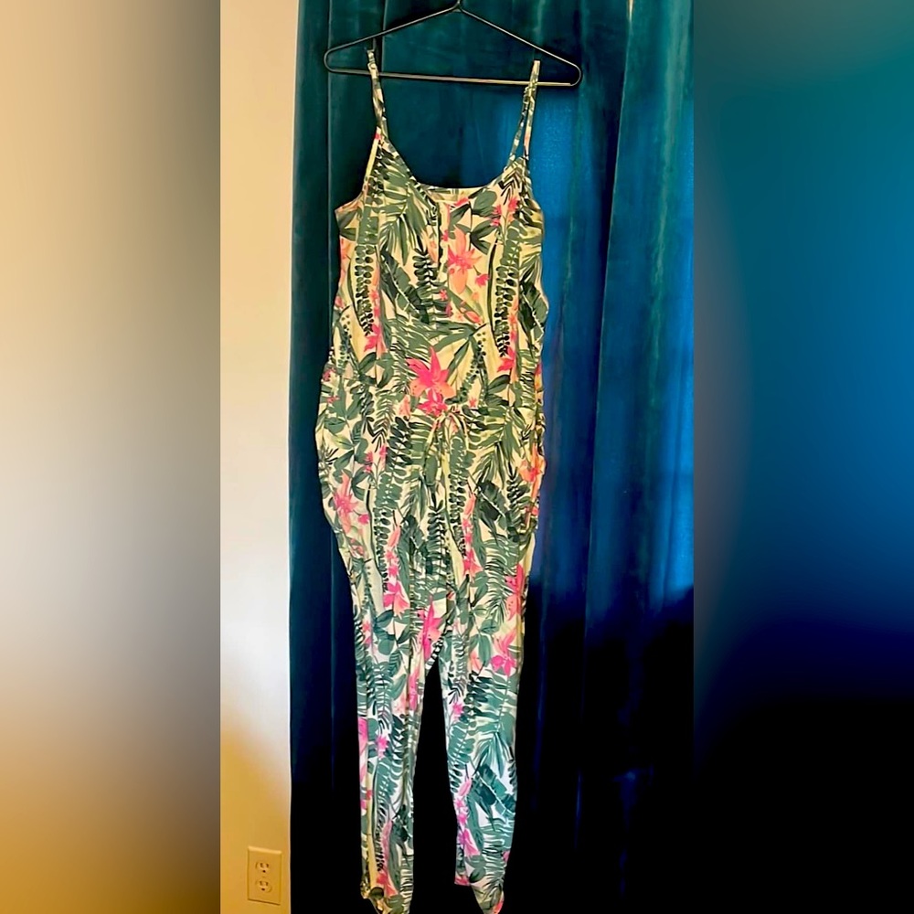 Old Navy tropical romper